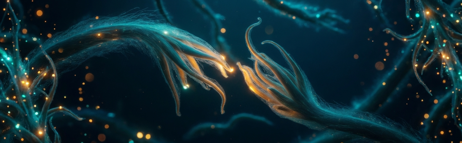 Kosmiczna ilustracja kontaktu i cytowania